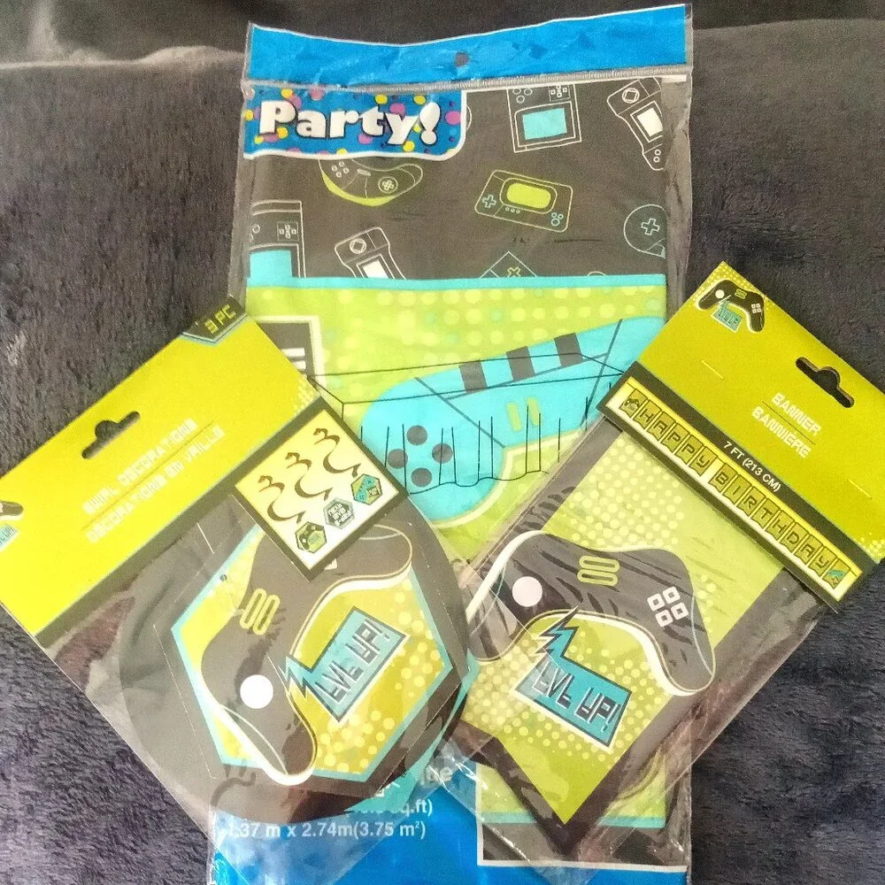 GAME ON CONTROLLER PARTY DECORATIONS